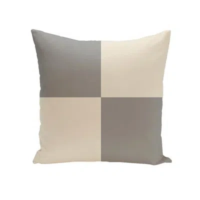 E By Design Indoor/outdoor Pillow Cover & Insert In Silver