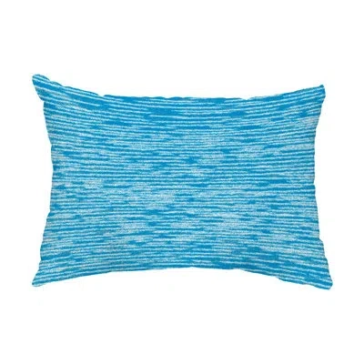 E By Design Indoor/outdoor Rectangular Lumbar Pillow In Blue