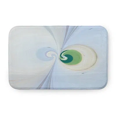 E By Design Infinity Swirl Pet Feeding Mat Placemat In Blue