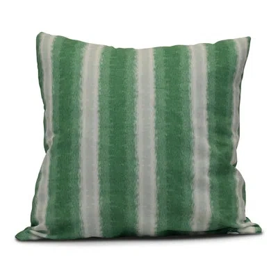 E By Design Intercoastal Waterway Square Pillow Cover & Insert In Green