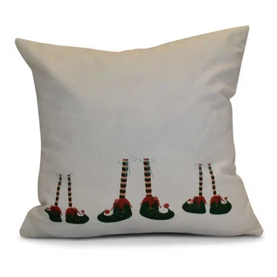 E By Design Jump For Joy Outdoor Square Pillow Cover & Insert