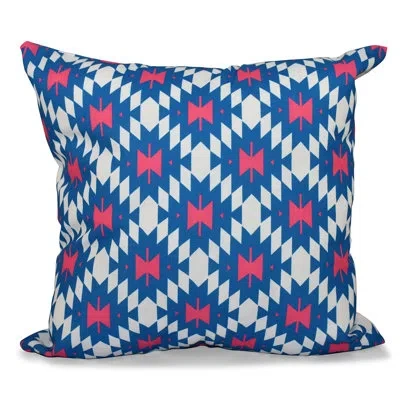 E By Design Kilim Square Pillow Cover And Insert In Blue