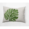 E By Design Leaf Decorative Lumbar Throw Pillow