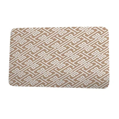 E By Design Leeward Key Bath Rug In Brown