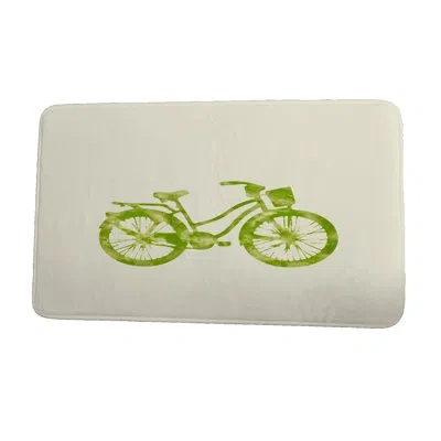 E By Design Life Cycle Bath Rug In Green