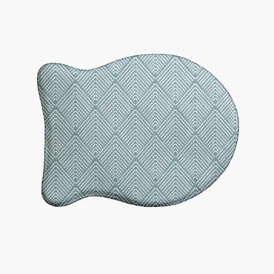 E By Design Lifeflor Fish Shape Pet Feeding Placemat In Light Blue