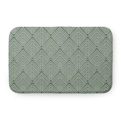 E By Design Lifeflor Pet Feeding Placemat In Green