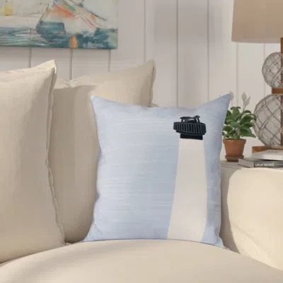 E By Design Light House Square Pillow Cover And Insert