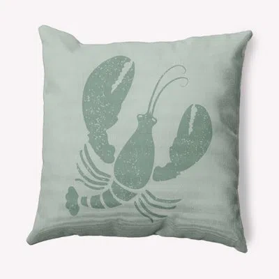 E By Design Lobster Coastal Pillow Cover & Insert Pan404 In Sage