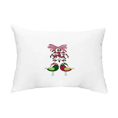E By Design Love Birds Indoor/outdoor Lumbar Pillow