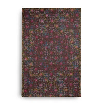 E By Design Machine Woven Chenille Area Rug In Brown