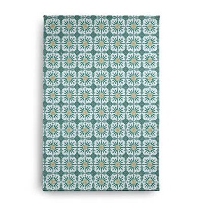 E By Design Machine Woven Chenille Area Rug In Green