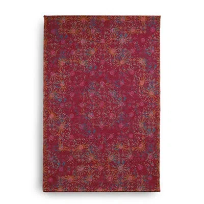 E By Design Machine Woven Chenille Area Rug In Red