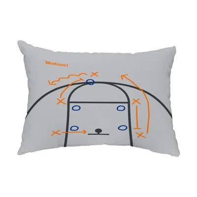 E By Design Motion! Outdoor Pillow Cover & Insert In Gray