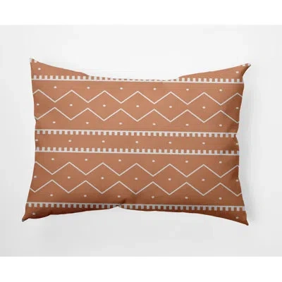 E By Design Mudcloth Outdoor Rectangular Pillow Cover & Insert