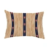 E By Design Oar Outdoor Rectangular Pillow Cover & Insert In Navy