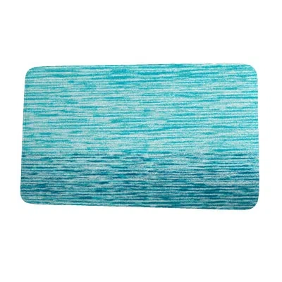 E By Design Ocean View Bath Mat In Teal