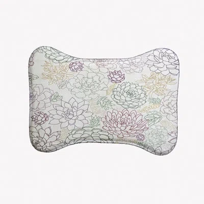 E By Design Opal Bone Shape Pet Feeding Placemat In Purple