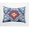 E By Design Original Outdoor Rectangular Pillow Cover And Insert In Blue