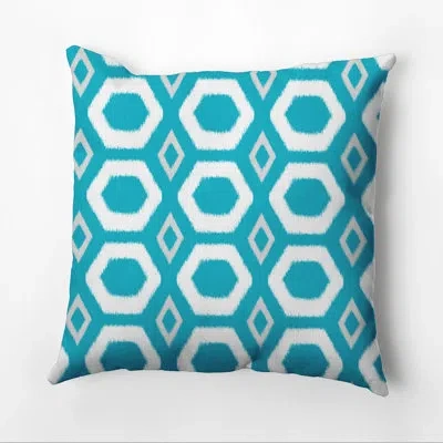 E By Design Outdoor Pillow Cover & Insert In Caribbean