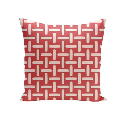 E By Design Outdoor Pillow Cover And Insert In Coral