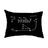 E By Design Outdoor Rectangular Pillow Cover & Insert In Black