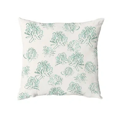 E By Design Outdoor Rectangular Pillow Cover & Insert In Green
