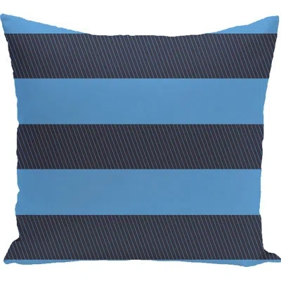 E By Design Outdoor Square Pillow Cover & Insert In Azure