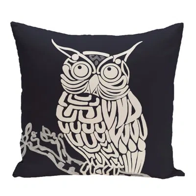 E By Design Outdoor Square Pillow Cover & Insert In Blue