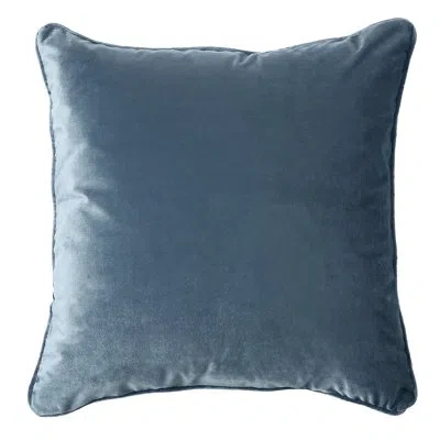 E By Design Outdoor Square Pillow Cover & Insert In Blue