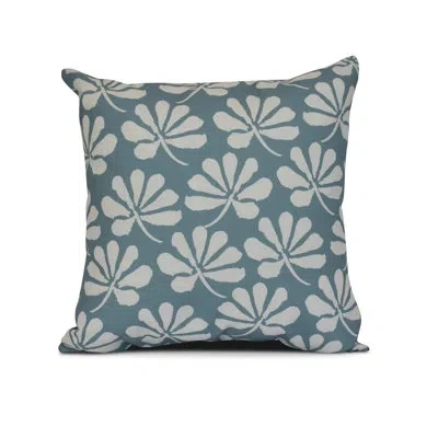 E By Design Outdoor Square Pillow In Green