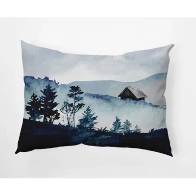 E By Design Over The Hills Indoor/outdoor Lumbar Pillow