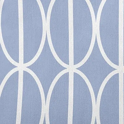 E By Design Palm Beach Geometric Reversible Throw Pillow In Peri Geometric