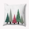 E By Design Patchwork Polyester Indoor/outdoor Throw Pillow In Pink
