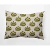 E By Design Patterned Pumpkins Decorative Throw Pillow Rectangle In Olive