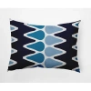 E By Design Picks Outdoor Rectangular Pillow Cover & Insert In Navy