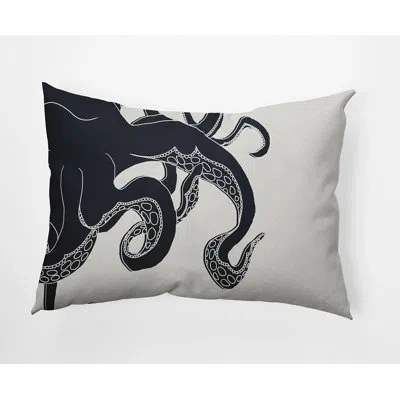 E By Design Pillow Cover And Insert In Shark Blue
