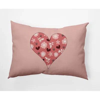 E By Design Polyester Lumbar Rectangular Indoor/outdoor Pillow Cover & Insert