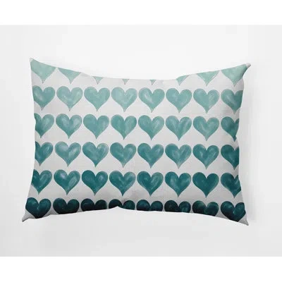 E By Design Polyester Lumbar Rectangular Indoor/outdoor Pillow Cover & Insert