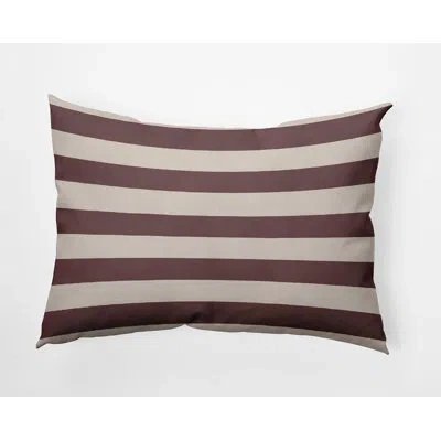 E By Design Polyester Lumbar Rectangular Indoor/outdoor Pillow Cover & Insert