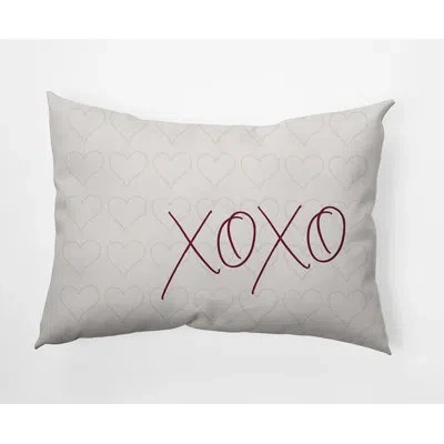 E By Design Polyester Lumbar Rectangular Indoor/outdoor Pillow Cover & Insert