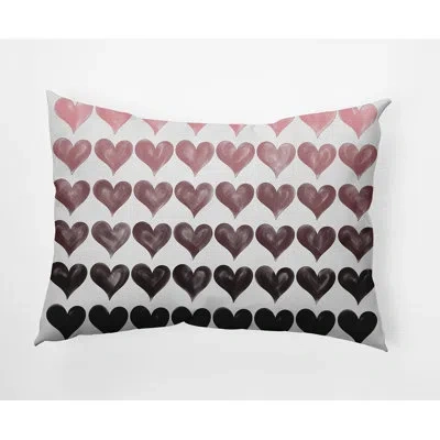 E By Design Polyester Lumbar Rectangular Indoor/outdoor Pillow Cover & Insert
