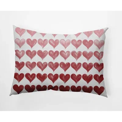 E By Design Polyester Lumbar Rectangular Indoor/outdoor Pillow Cover & Insert