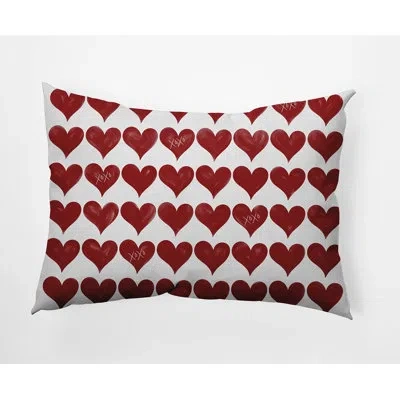 E By Design Polyester Lumbar Rectangular Indoor/outdoor Pillow Cover & Insert