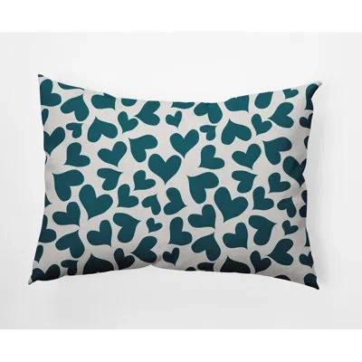 E By Design Polyester Lumbar Rectangular Indoor/outdoor Pillow Cover & Insert