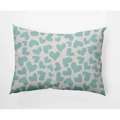 E By Design Polyester Lumbar Rectangular Indoor/outdoor Pillow Cover & Insert