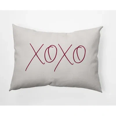 E By Design Polyester Lumbar Rectangular Indoor/outdoor Pillow Cover & Insert