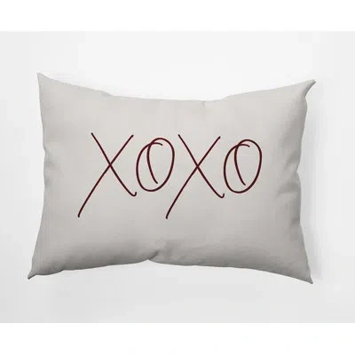 E By Design Polyester Lumbar Rectangular Indoor/outdoor Pillow Cover & Insert