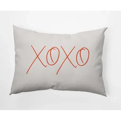 E By Design Polyester Lumbar Rectangular Indoor/outdoor Pillow Cover & Insert