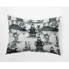 E By Design Polyester Lumbar Rectangular Indoor/outdoor Pillow Cover & Insert In Black